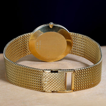 Chopard Classic 1094 Circa 1985 18K Yellow Gold Mesh Bracelet Watch – Assay Jewelers