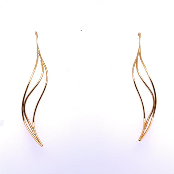 Elsa Peretti For Tiffany & Co. 18k Gold Bangle and Dangle Earrings – Assay Jewelers