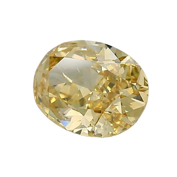 GIA 1.20 Carat Fancy Brownish Orangy Yellow Oval Cut VS2 Natural Loose Diamond