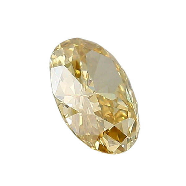 GIA 1.20 Carat Fancy Brownish Orangy Yellow Oval Cut VS2 Natural Loose Diamond