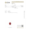 GIA Cert. 3.93 Carat No Heat Ruby & Diamond Vintage Cocktail Ring