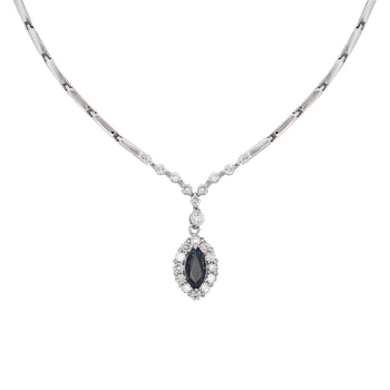 GIA Certified 0.61 Carat Marquise Alexandrite Diamond Platinum Drop Necklace – Assay Jewelers