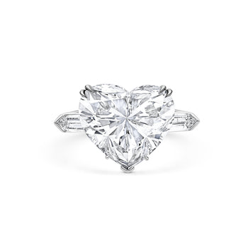 GIA認定18.95カラットのインターナリーフローレスType II-Aハートカットダイヤモンド3石Ring – Assay Jewelers