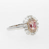 GIA Certified 1.69 Carat Radiant Cut Fancy Brownish Pink Diamond Engagement Ring