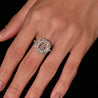 GIA Certified 1.69 Carat Radiant Cut Fancy Brownish Pink Diamond Engagement Ring