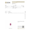 GIA Certified 2.42 Carat Purplish Pink Sapphire & Diamond Three Stone Ring