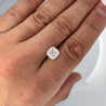 GIA Certified 3.01 Carat E/VS1 Cushion Cut Diamond Mens Solitaire Bezel Ring