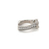 GIA Certified 3.02ct, G Color, I1 Clarity, Diamond With Hidden Diamond Halo 18k White Gold Ring