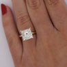 GIA Certified 5.13 Carat Princess Cut M/SI2 Diamond Solitaire Engagement Ring