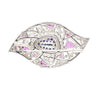 GIA Certified High Jewelry Sapphire and Diamond Eye Motif Pendant-Brooch