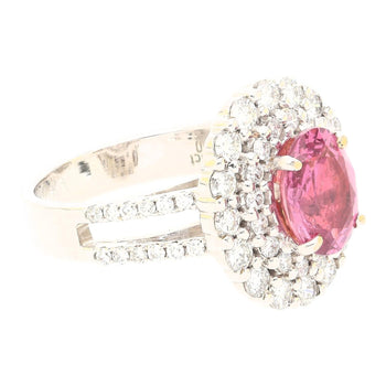 GRS Certified 2.33ct Pink Sapphir Diamond Ring 18KWhite Gold – Assay Jewelers