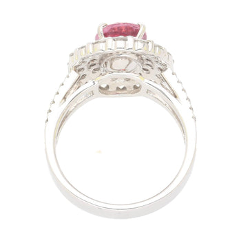 GRS Certified 2.33ct Pink Sapphir Diamond Ring 18KWhite Gold – Assay Jewelers