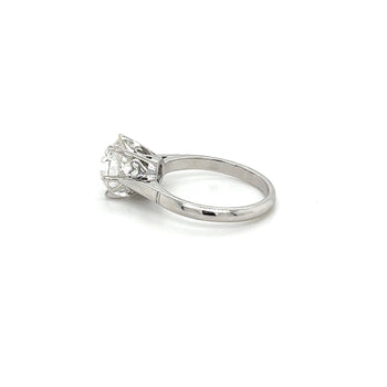 IGI Cert. 2.08 Carat Lab Grown Old European Cut Diamond Vintage 6-Prong Engagement Ring – Assay Jewelers