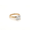 IGI Certified 2.19 H/VS1 Round Cut Lab Grown Diamond 2-Tone Solitaire Ring