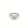 IGI Certified 2.19 H/VS1 Round Cut Lab Grown Diamond 2-Tone Solitaire Ring