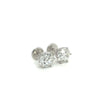 IGI Certified 6.06 Carat Total Old European Cut CVD Lab Grown Diamond 6-prong Stud Earring