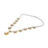 Magnificent GIA Certified 25 Carat Total Natural Fancy Yellow Diamond Necklace in 18K Gold