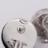 Roberto Coin Frosted Woven Round 18K White Gold Appassionata Stud Earrings