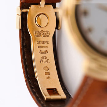 Rolex Cellini 18K Gold 37mm 6623 On Leather Watch Box and Papers – Assay Jewelers
