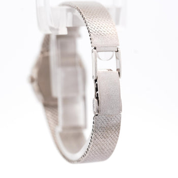 Rolex Cellini 3801 Silver Dial 26mm 18K White Gold Vintage Ladies Watch – Assay Jewelers