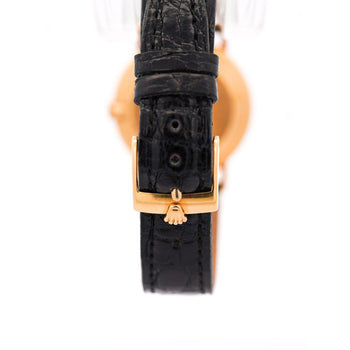 Rolex Cellini Ivory Jubilee 32mm Dial 18K Gold On Leather Watch – Assay Jewelers