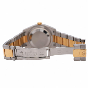 Rolex Datejust 116203 36mm White Roman Dial Two-Tone 18K Gold Oyster Watch – Assay Jewelers