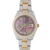 Rolex Datejust 41mm 18K Two-Tone 20 Carat Diamond Bust Down MOP Dial Iced Watch