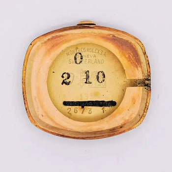 Rolex Orchid Blue Dial 18K Yellow Gold Vintage Cocktail Ladies Watch Face – Assay Jewelers