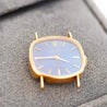 Rolex Orchid Blue Dial 18K Yellow Gold Vintage Cocktail Ladies Watch Face