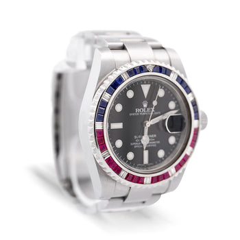 Rolex Submariner Date 116610 SARU Bezel Watch w Papers – Assay Jewelers
