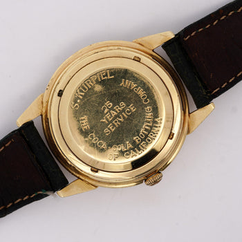 Rolex Tudor Prince 35mm Coca Cola 25 Years Service 14K Gold Watch – Assay Jewelers
