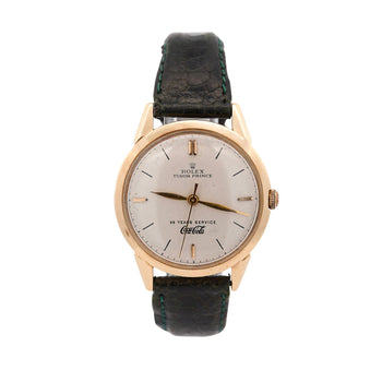 Rolex Tudor Prince 35mm Coca Cola 25 Years Service 14K Gold Watch – Assay Jewelers