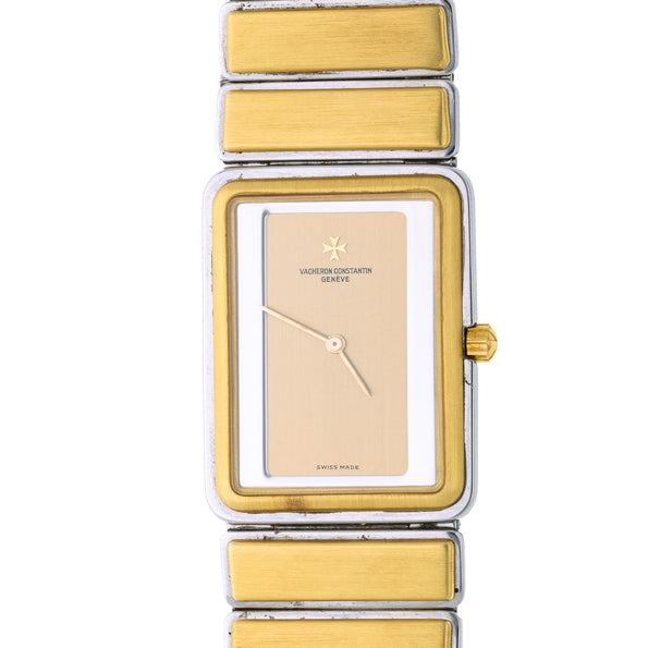 Vacheron Constantin Harmony 18K Gold Steel Two-Tone Champagne Dial Vintage Watch