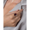 Van Cleef & Arpels 8.85 Carat No Heat Oval Ruby in 18k Yellow Gold Ring