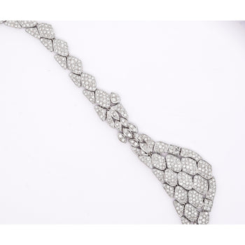 Vintage 17.6 Carat Round Diamond Pave Choker Necklace – Assay Jewelers