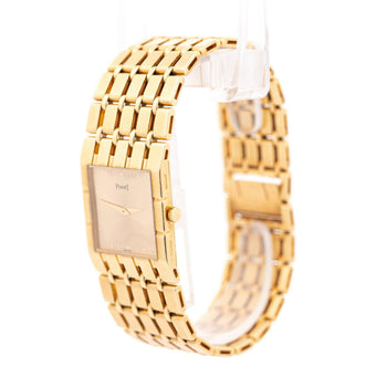 Vintage 18K Gold Piaget Polo 91321-K51 Automatic Watch with Original Pouch – Assay Jewelers