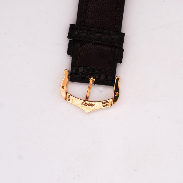 Vintage Cartier Ronde Louis 2886 Quartz 29mm 18K Gold Watch