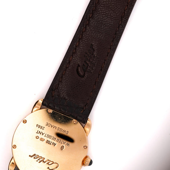 Vintage Cartier Ronde Louis 2886 Quartz 29mm 18K Gold Watch