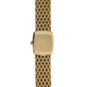 Vintage Patek Philippe 18K Gold Ladies Champagne Dial Mesh Bracelet Watch – Assay Jewelers