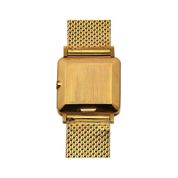 Vintage Patek Philippe 25mm Square Ellipse 18K Gold Black Dial Watch – Assay Jewelers