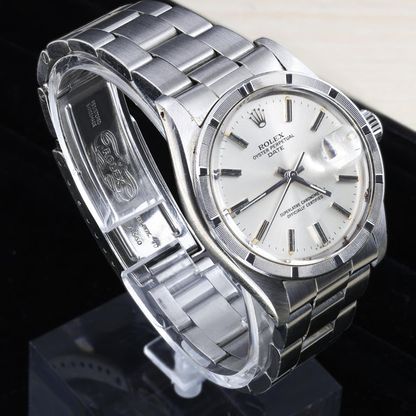 Vintage Rolex Oyster Perpetual Date Ref 1501 34mm Watch