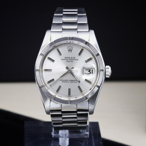 Vintage Rolex Oyster Perpetual Date Ref 1501 34mm Watch