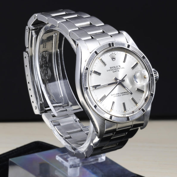 Vintage Rolex Oyster Perpetual Date Ref 1501 34mm Watch