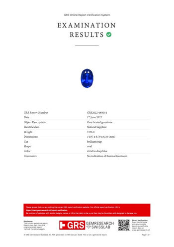 7.7 Carat No-Heat Blue Sapphire and Diamond Ring Convertible to Pendant – Assay Jewelers