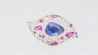 GIA Certified High Jewelry Sapphire and Diamond Eye Motif Pendant-Brooch