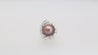 Black South Sea Pearl & Diamond 18K White Gold Floral Cluster Ring