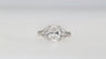 GIA Certified 4 Carat TW Oval Lab Grown Diamond Platinum Engagement Ring